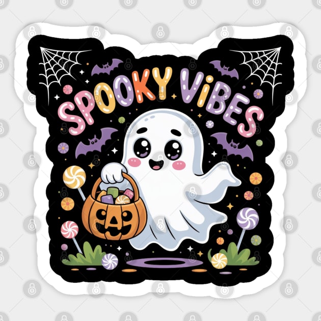 halloween-vibes Sticker by Creatifly Graphic Tees